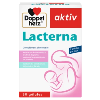Illustration of the product packaging Doppelherz aktiv Lacterna front view